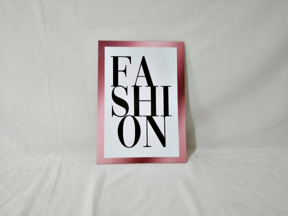 Kit 6 Quadros Moda Rose Gold Loja Roupa Look Fashion 20x28cm