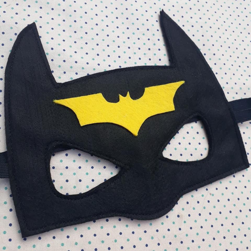 Máscara do batman em feltro