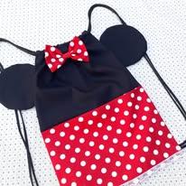 Mochilinha minnie e mickey lembrancinha de aniversário infantil