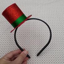 Tiaras Cartola vermelha carnaval circo palhaço