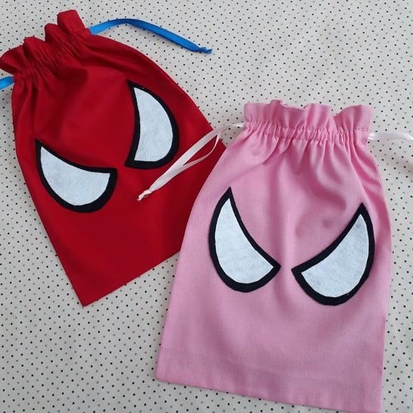 10 Lembrancinhas Festa Homem Aranha Saquinho Surpresa