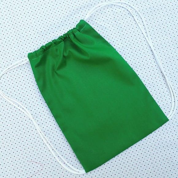 10 Lembrancinhas Festa Verde Mochilinha de Tecido