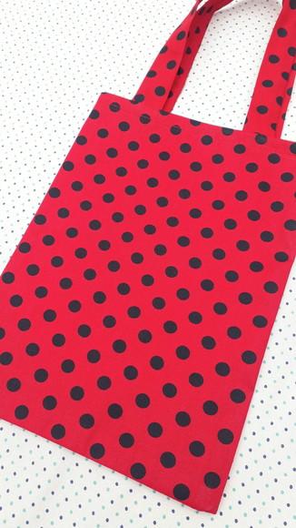 10 Sacolinhas Ecobag Joaninha 17 x 23 cm (envio + Rápido)