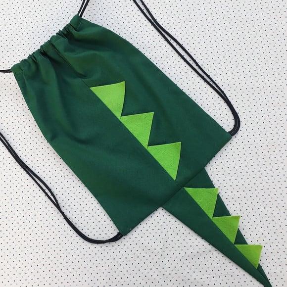 Kit 10 Mochilinhas Dinossauro verde