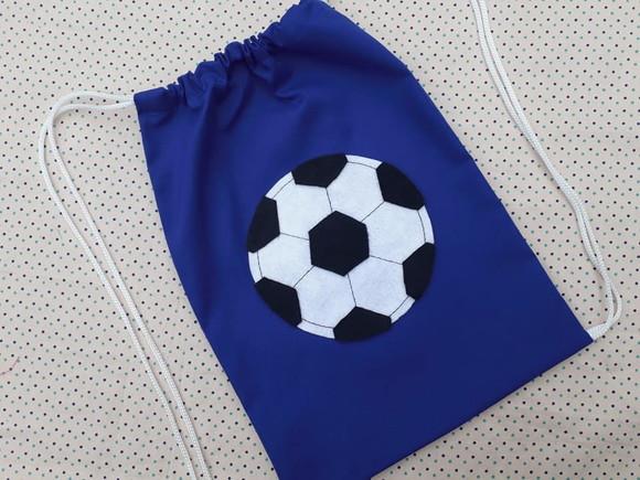 Lembrancinha Mochilinha Futebol 24 x 32 cm