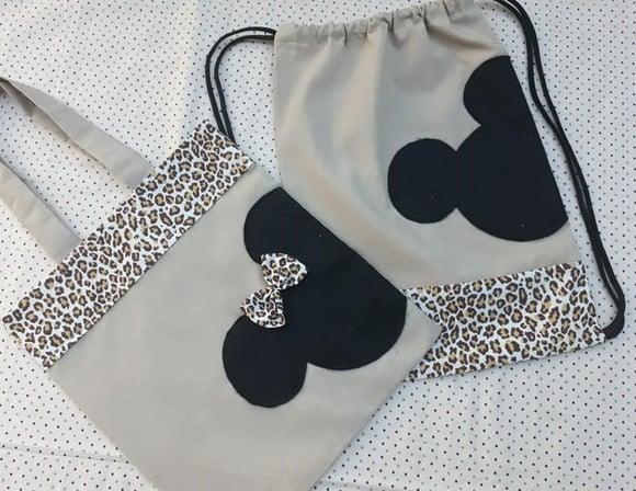 Lembrancinha Sacolinha Mickey Safari