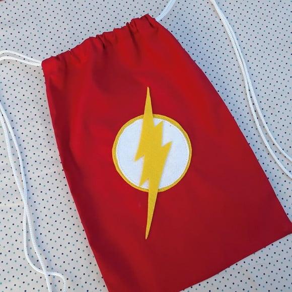 Lembrancinha Super Herói Flash Raio Vermelho