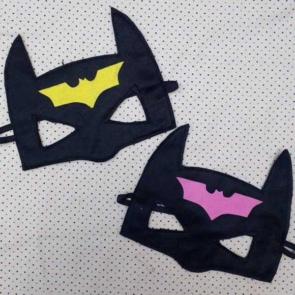 Máscara do Batman e Batgirl