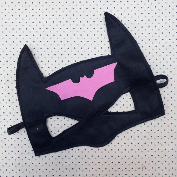 Máscara do Batman e Batgirl