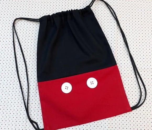 Mochila Lembrancinha Mickey 20 x 28 cm