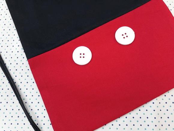 Mochila Lembrancinha Mickey 20 x 28 cm