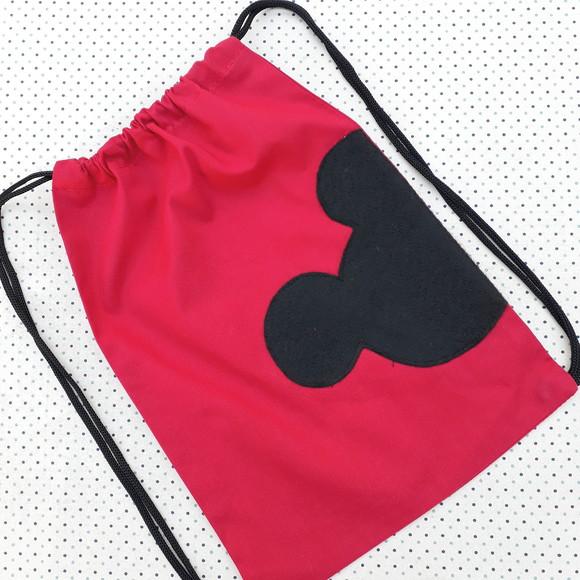 Mochilinha Mickey e Minnie 20 x 28 cm