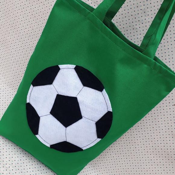 Sacola Bola de Futebol 25 x 30 cm