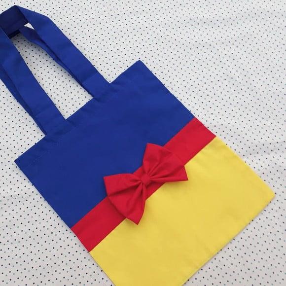 Sacolinha de Tecido para Lembrancinha Branca de Neve