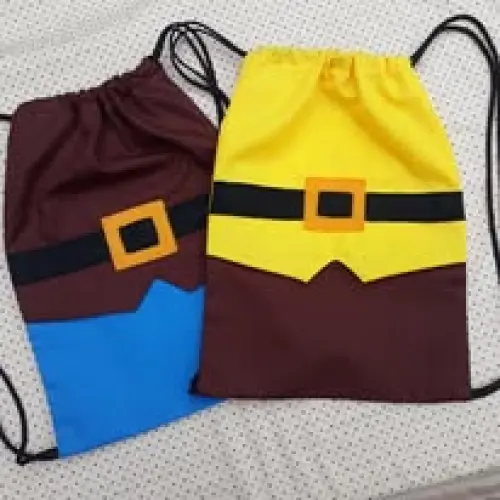 Lembrancinha mochilinha 7anões