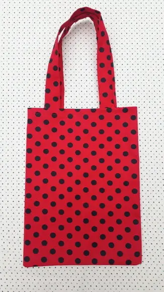 10 Sacolinhas Ecobag Joaninha 17 x 23 cm (envio + Rápido)