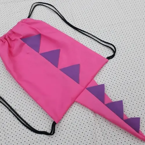 Lembrancinha mochila Dinossauro Rosa