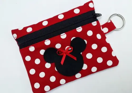 Lembrancinha Mickey e Minnie Porta Moedas