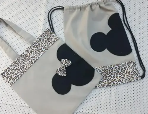 Lembrancinha Sacolinha Mickey Safari