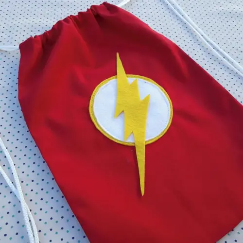 Lembrancinha Super Herói Flash Raio Vermelho