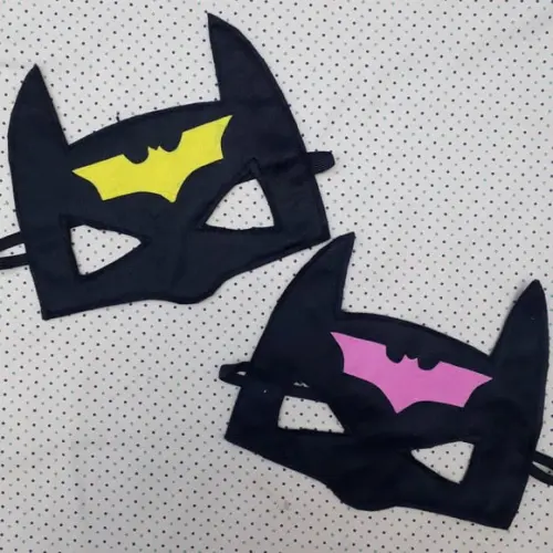 Máscara do Batman e Batgirl