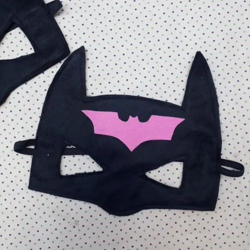 Máscara do Batman e Batgirl