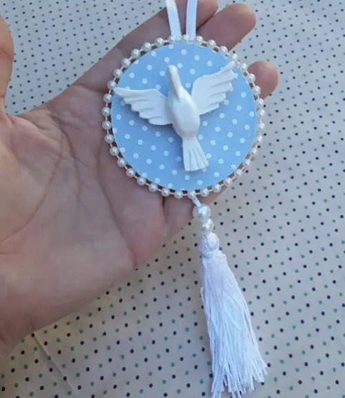 Mini Mandala Divino Espirito Santo Lembrancinha Batismo