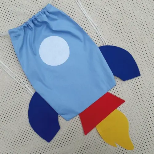Mochila Astronauta Foguete Lembrancinha Dia das Crianças