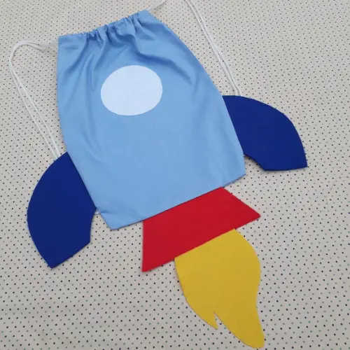Mochila Astronauta Foguete Lembrancinha Dia das Crianças