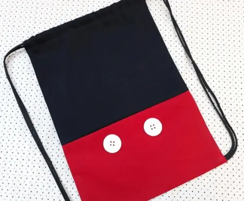 Mochila Lembrancinha Mickey 20 x 28 cm