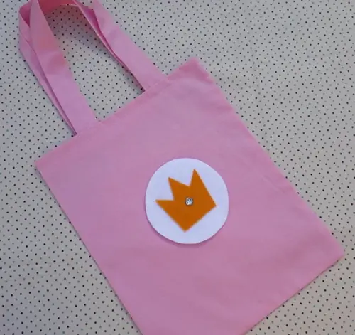 Mochilinha Super Mario Bros Saquinho Ecobag