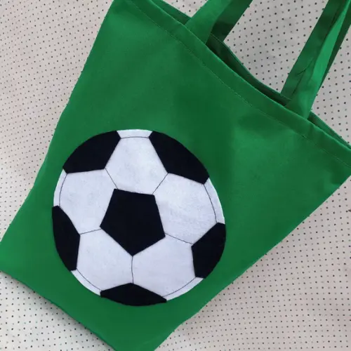 Sacola Bola de Futebol 25 x 30 cm
