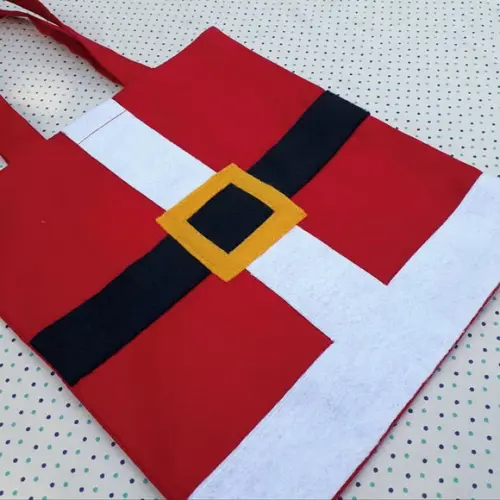 Sacola para Presente de Natal Papai Noel Lembrancinha