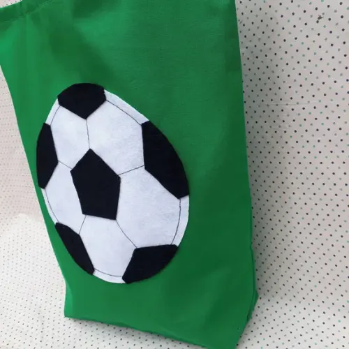 Sacola Bola de Futebol 25 x 30 cm
