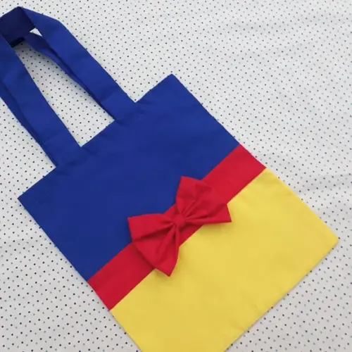 Sacolinha de Tecido para Lembrancinha Branca de Neve