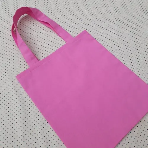 Sacolinha de Tecido para Lembrancinha Cor de Rosa