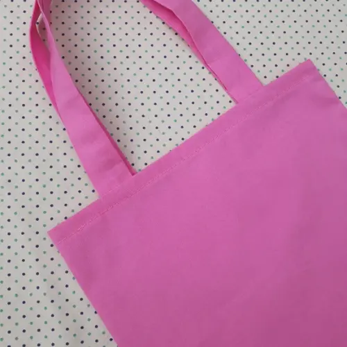 Sacolinha de Tecido para Lembrancinha Cor de Rosa