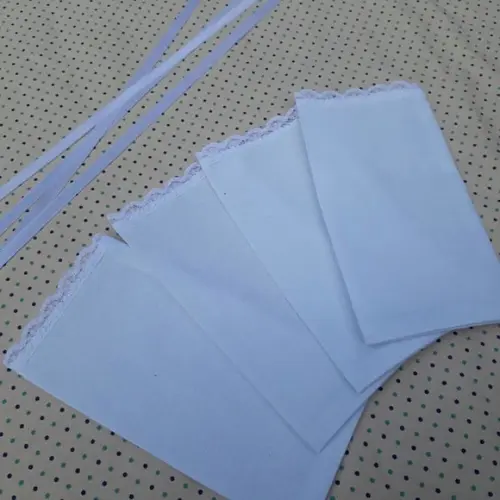 Saquinho de Tecido para Lembrancinhas e Sachê Cor Branco