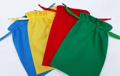 Saquinho Festa Azul Amarelo Verde Vermelho Lembrancinha