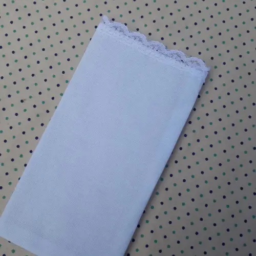 Saquinho de Tecido para Lembrancinhas e Sachê Cor Branco