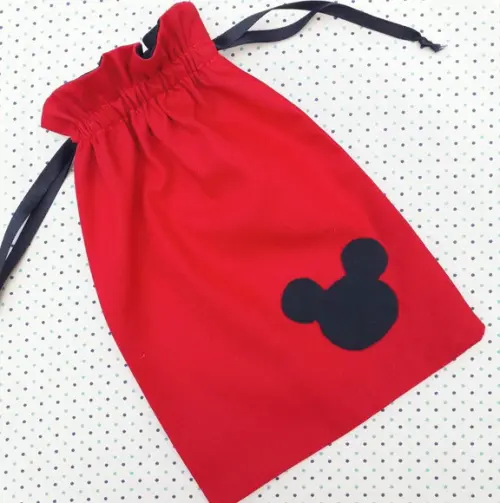 Saquinho Minnie e Mickey para Lembrancinha