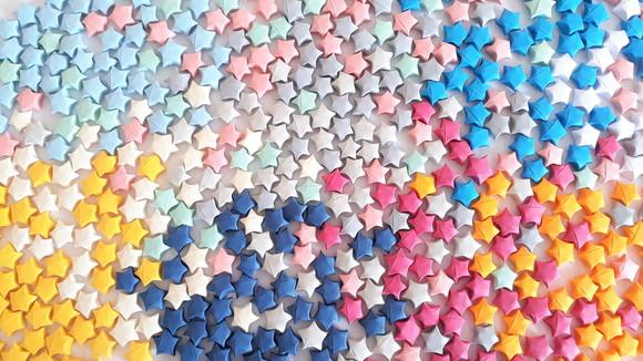 Estrelinha de Origami