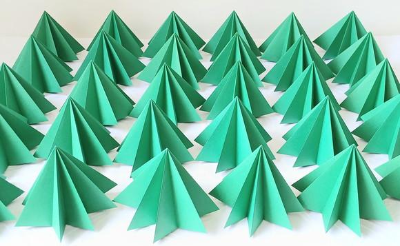 Árvore de Natal de Origami I