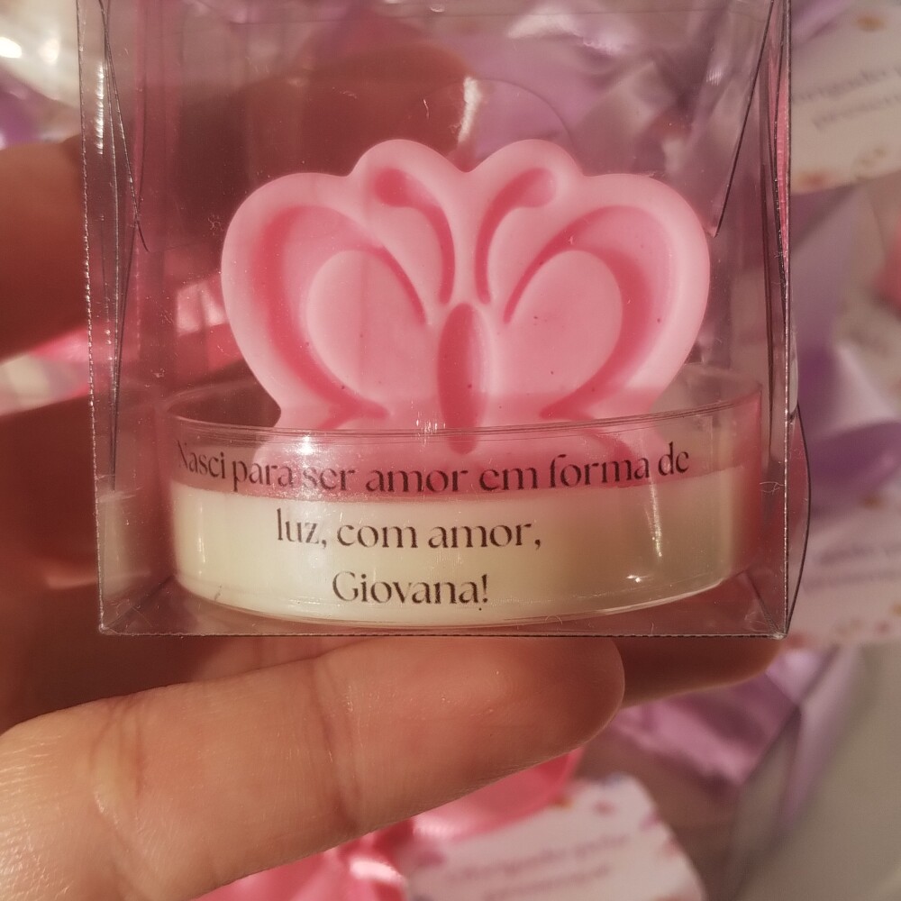 Lembrancinha Maternidade Vela Borboleta