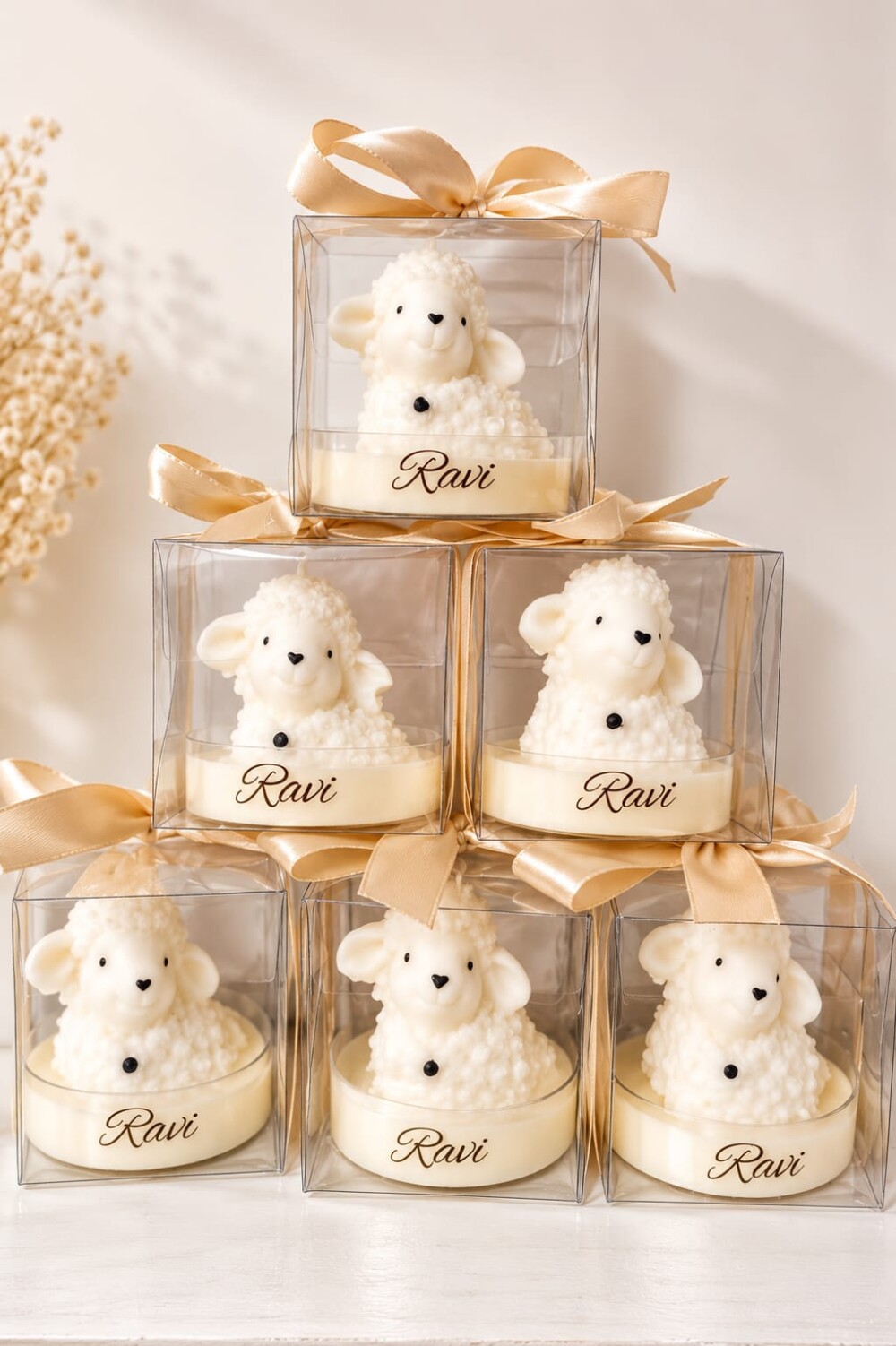 Lembrancinha Maternidade Vela Ovelha Aniversário