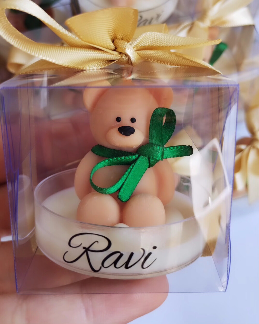 Lembrancinha Maternidade Vela Ursinho Urso Aniversário