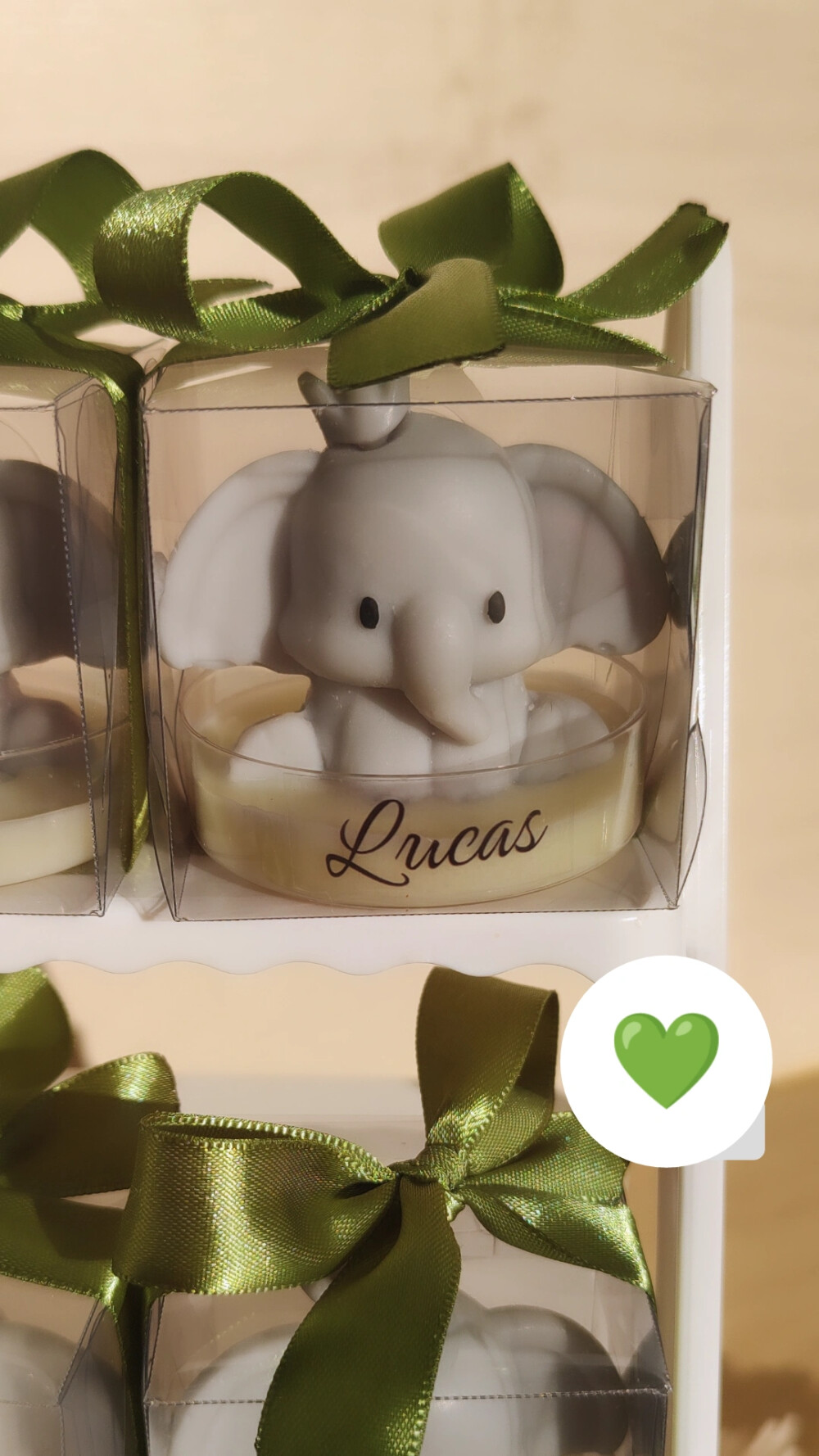 Lembrancinha Maternidade/aniversário Vela Elefante