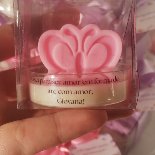 Lembrancinha Maternidade Vela Borboleta