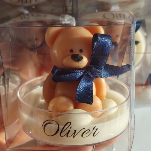 Lembrancinha Maternidade Vela Mini Ursinhos Festa Urso