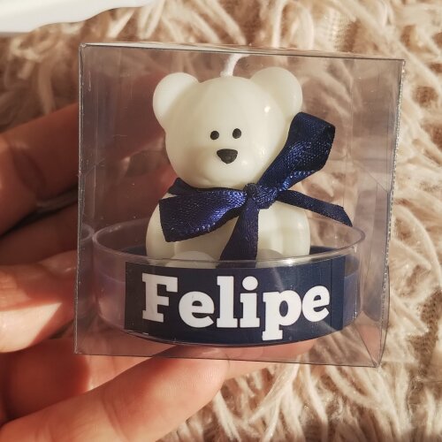 Lembrancinha Maternidade Vela Mini Ursinhos Festa Urso